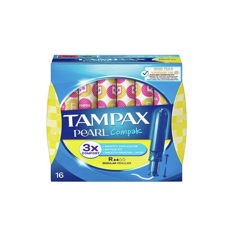 TAMPAX Pearl Compak Regular Tampones 16 Unidades-1