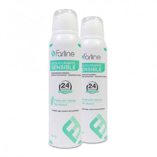FARLINE Desodorante Spray Sensible DUPLO 2x150ml-1