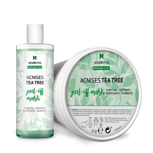 SESDERMA Acnises Masque Peel-Off Arbre à Thé Poudre + Solution