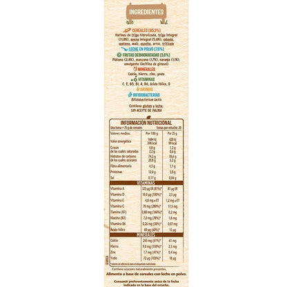 NESTLÉ Papilla 8 Cereales con Cacao 0% Azúcares Añadidos +12 meses 725g-2