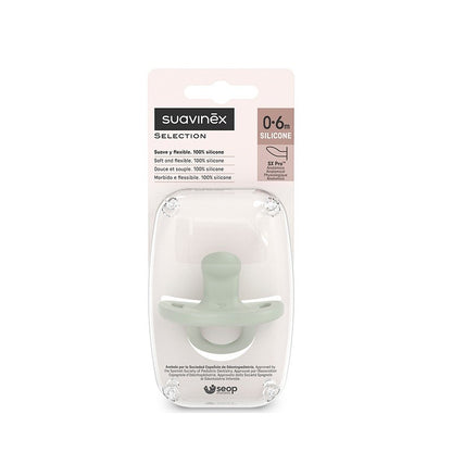 SUAVINEX Chupete Todosilicona SX Pro Anatómica 0-6 Meses (Verde)-1