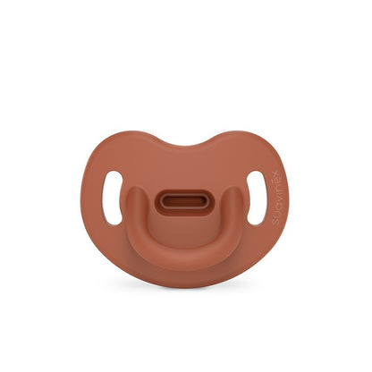 SUAVINEX Chupete Todosilicona SX Pro Anatómica 6-18 Meses (Color Teja)-2