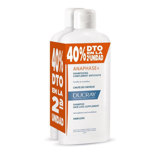 DUCRAY Anaphase+ Champú Anticaída DUPLO 2x400ml-1
