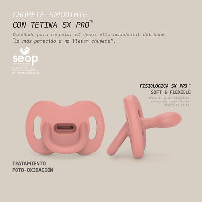 SUAVINEX SX Pro Sucette Physiologique Silicone 0-6 Mois (Rose)