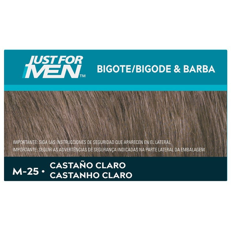 JUST FOR MEN Bigote y Barba Color Castaño Claro M-25-4