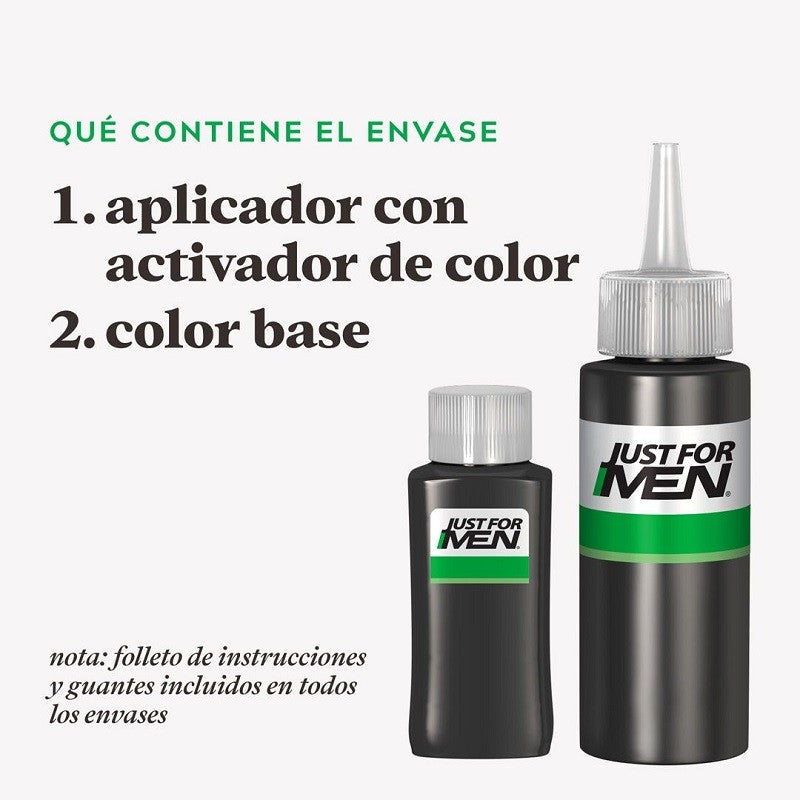 JUST FOR MEN Colorante en Champú Castaño Oscuro H-35 (30ml)-7