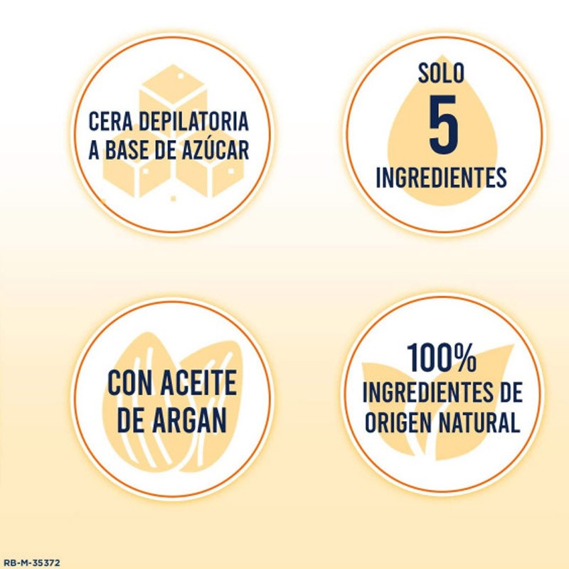 VEET Natural Cera Tibia con Aceite de Argán 250 ml-4