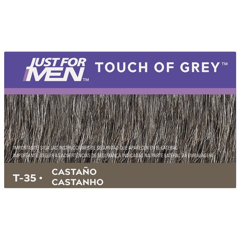 JUST FOR MEN Touch of Grey Castaño T-35 (40g)-3