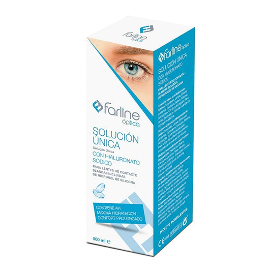 FARLINE Óptica Solución Única con Hialuronato Sódico 500ml-1