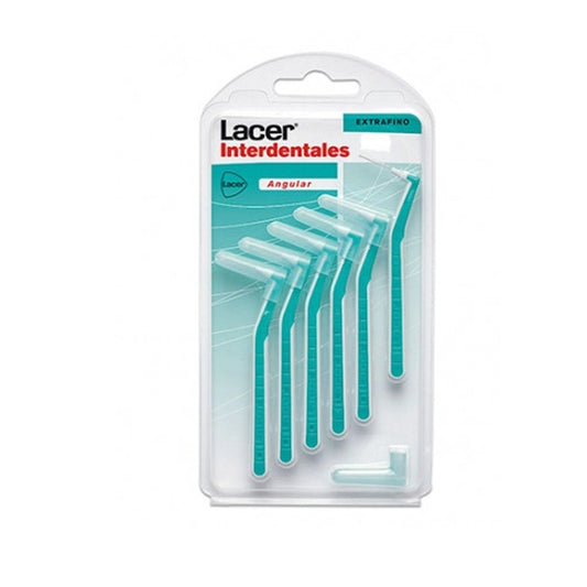 LACER Interdental Extrafino Angular 6 unidades