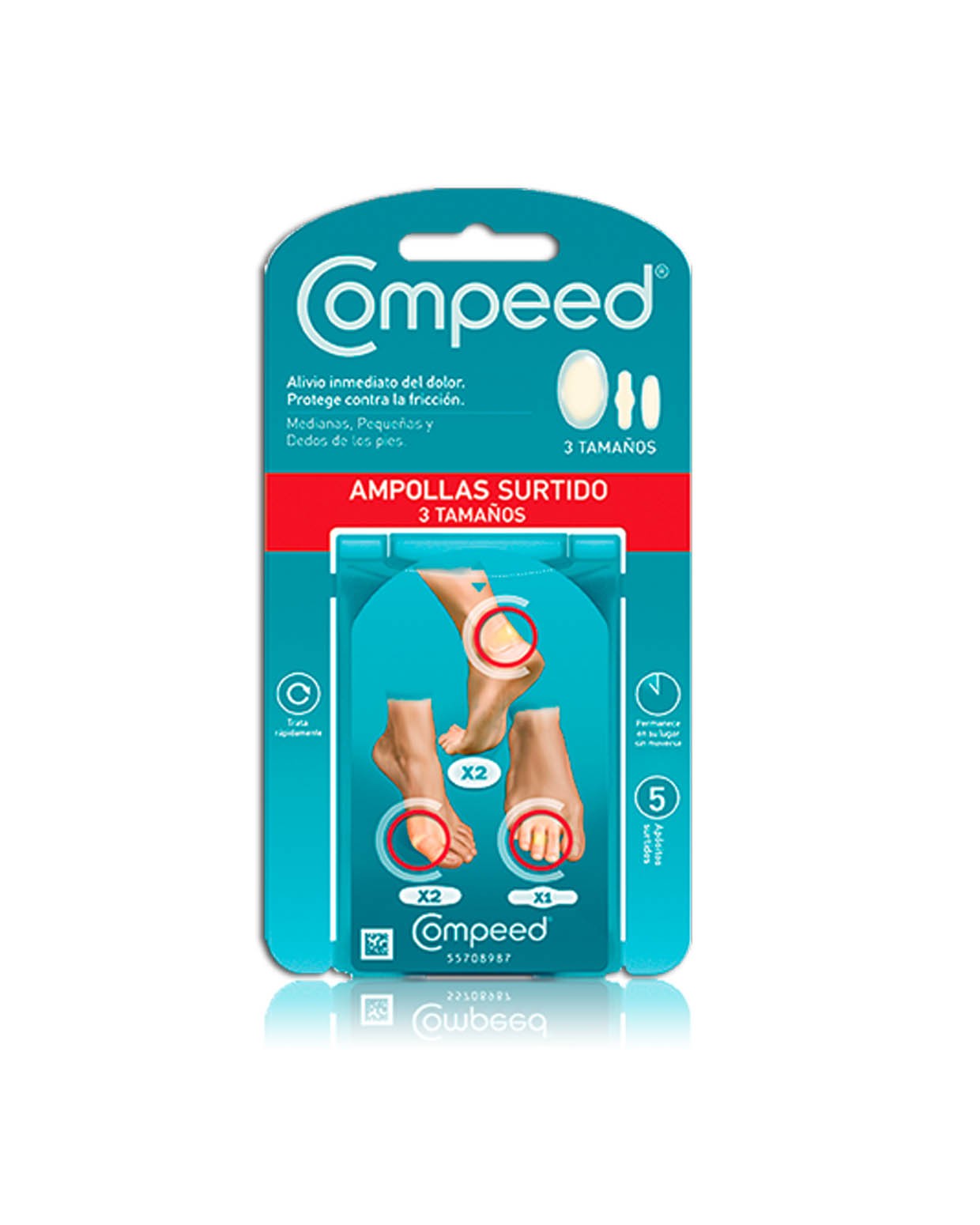 COMPEED Ampollas Surtido 5 apósitos-1
