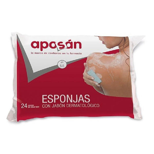 APOSAN Esponja Jabonosa 24 uds-1