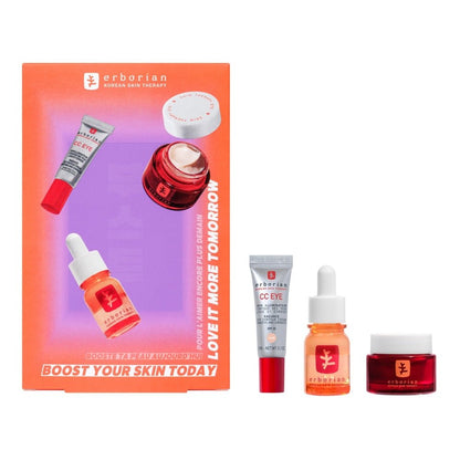 Erborian Kit Skin Therapy Duo + CC Eye Clair 5 ml Ritual Noite e Contorno