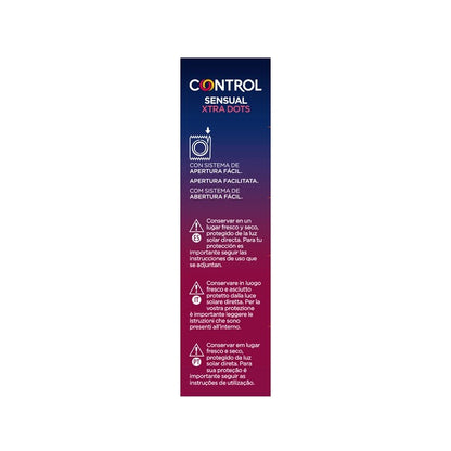 CONTROL Sensual Xtra Dots Preservativo 12 uds-4