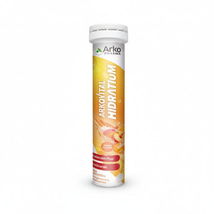 Arkovital Hidratium Hydratation Saveur Pêche – 24 Comprimés Effervescents