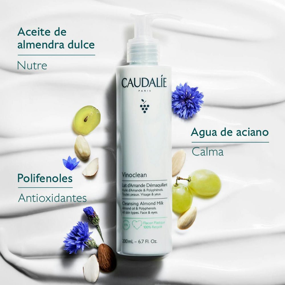 Caudalie Vinoclean Leche de Almendras Desmaquillante 200ml