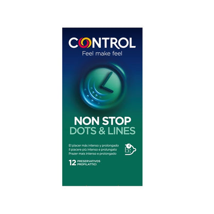CONTROL Non Stop Dots & Lines Preservativos 12 uds-2