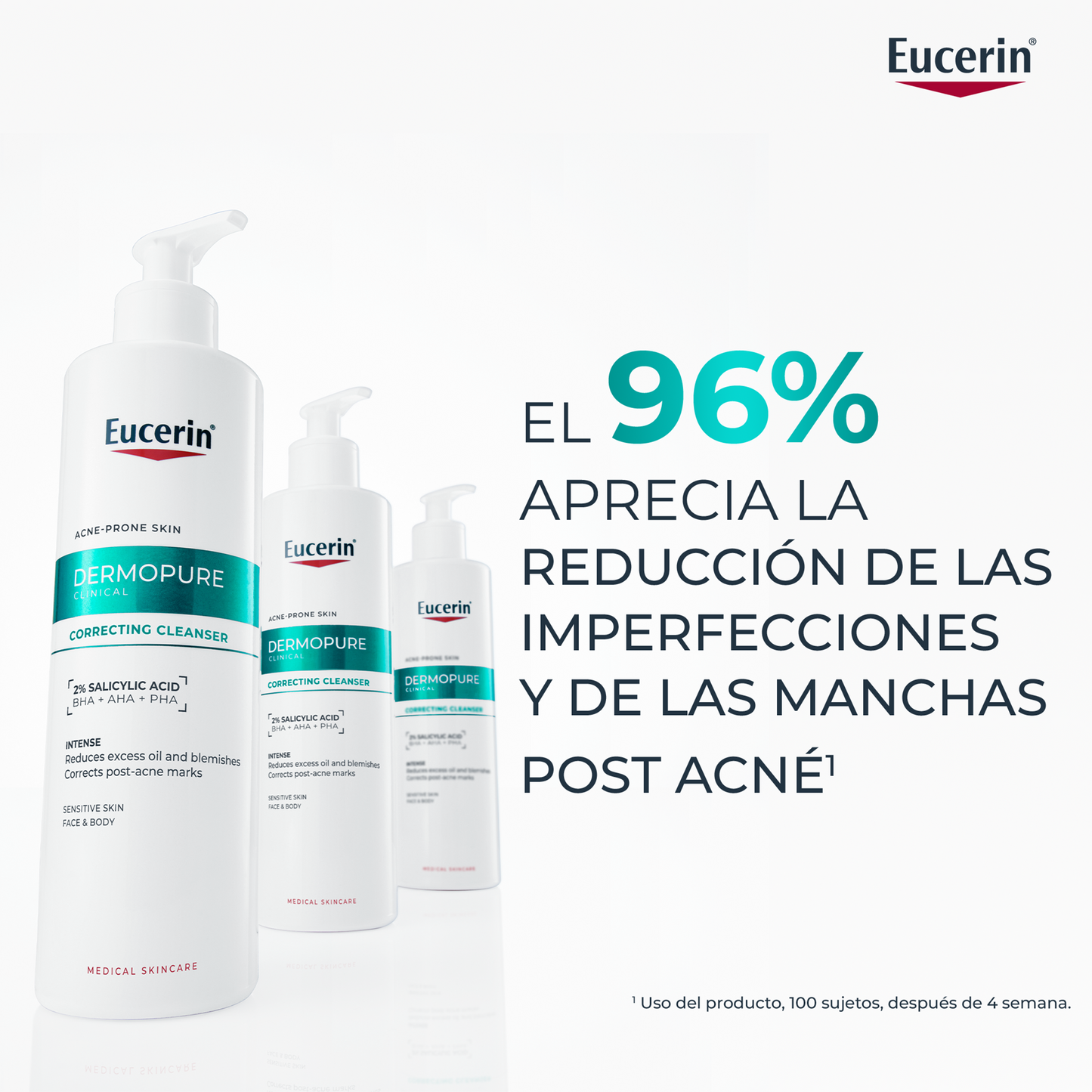 Eucerin DermoPure Clinical Gel Limpiador Corrector 400 ml