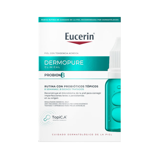 Eucerin DermoPure Clinical PROBIOM8 Kit bei Akne unter Behandlung