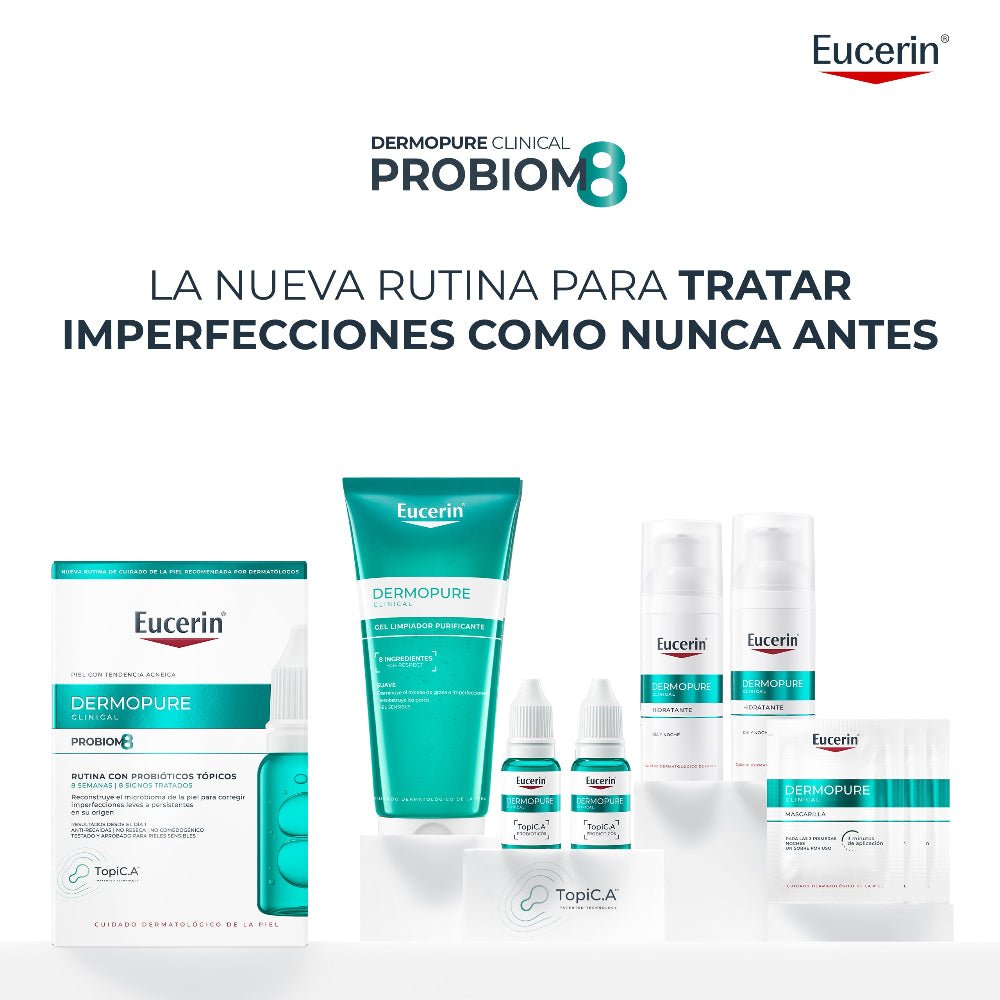 Eucerin DermoPure Clinical PROBIOM8 Kit bei Akne unter Behandlung