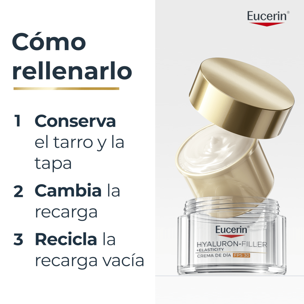 Eucerin Refill Crema de día SPF30 Hyaluron Filler Elasticity 50ml