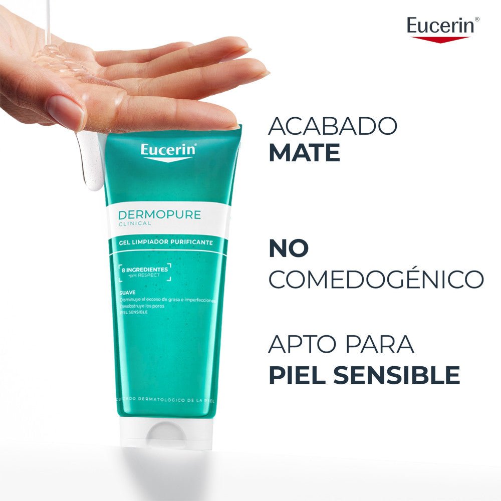 Eucerin DermoPure Gel Clínico de Limpeza Purificante 200 ml