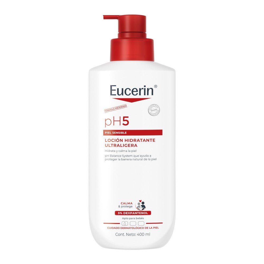EUCERIN pH5 Loção Hidratante Ultraligeira Pele Sensível 400ml