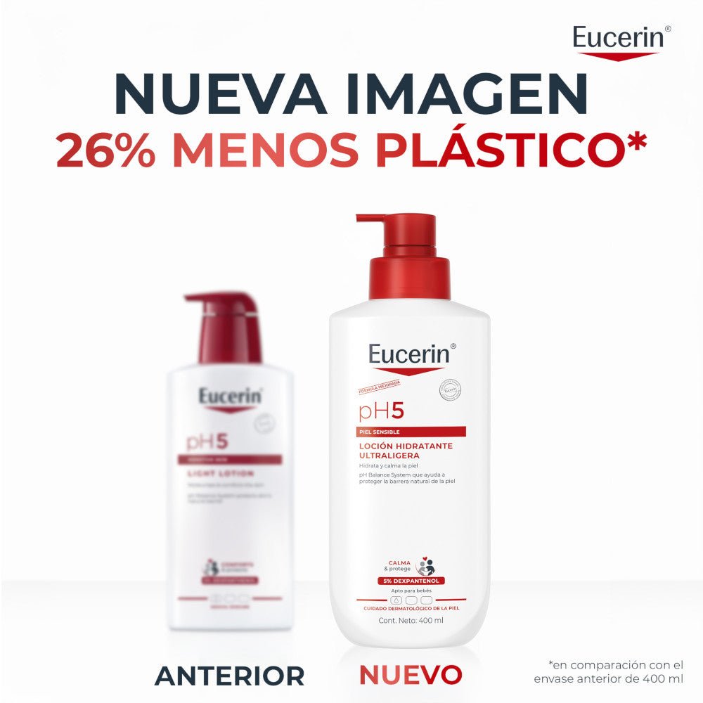 EUCERIN pH5 Loção Hidratante Ultraligeira Pele Sensível 400ml
