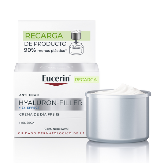 EUCERIN Hyaluron-Filler Día SPF15 Piel Seca Recarga Refill 50ml