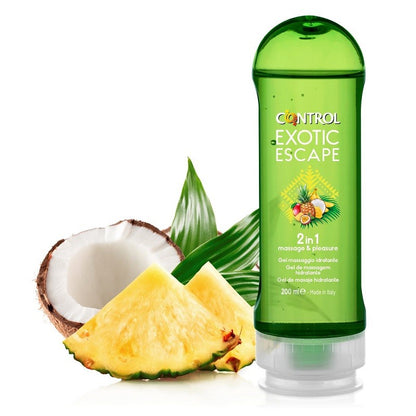 CONTROL Exotic Escape Gel de Masaje 2 en 1 (200ml)-2