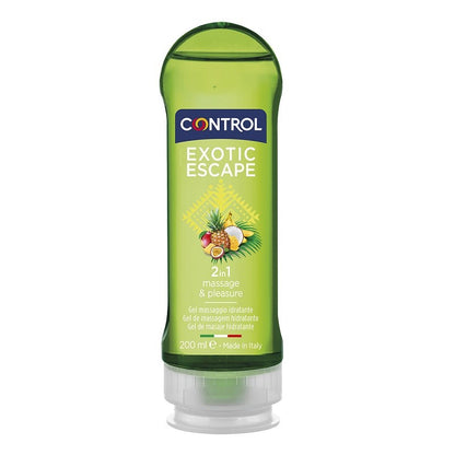 CONTROL Exotic Escape Gel de Masaje 2 en 1 (200ml)-1