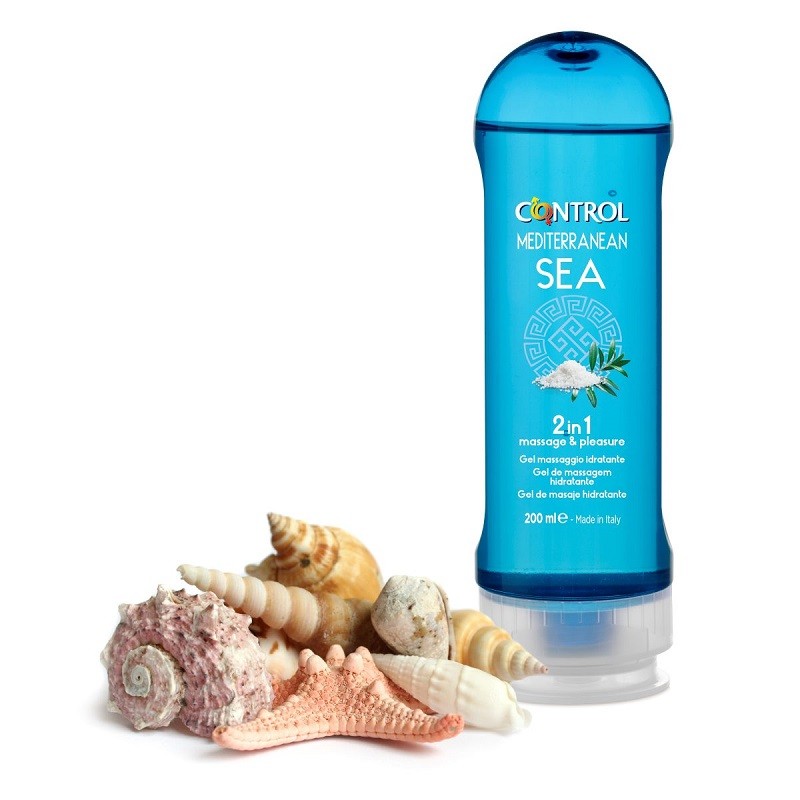 CONTROL Mediterranean Sea Gel de Masaje 2 en 1 (200ml)-2