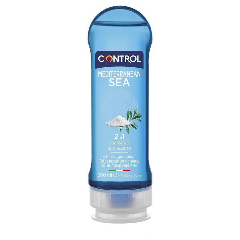 CONTROL Mediterranean Sea Gel de Masaje 2 en 1 (200ml)-1
