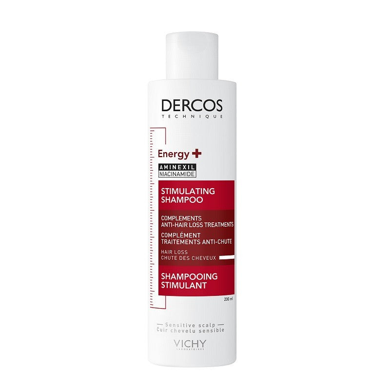 VICHY Dercos Champú Anticaída Estimulante Energizante 200ml-1