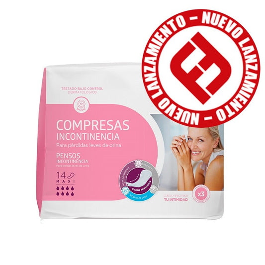 APOSAN Compresa Incontinencia Maxi 14 uds-1