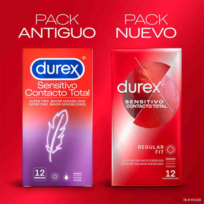 DUREX Sensitive Preservativo Total Contact 12uds-3