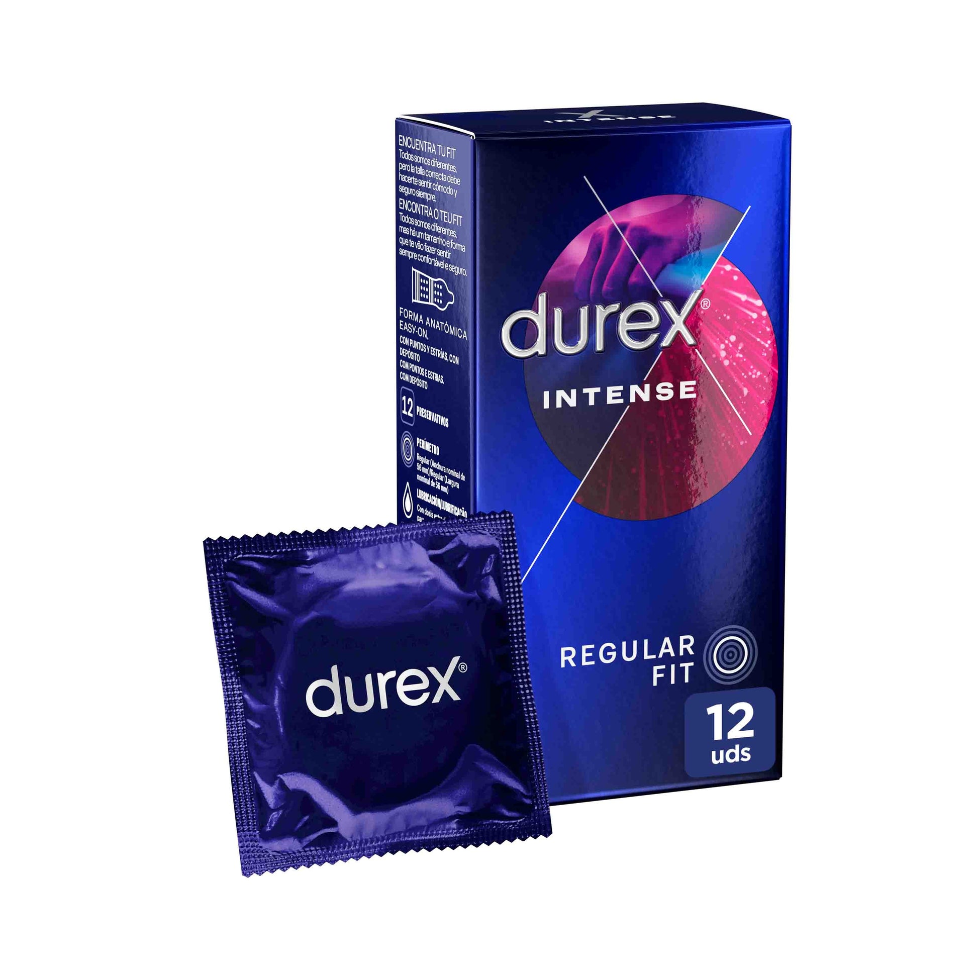 DUREX Preservativos Intense Orgasmic 12 unidades-1