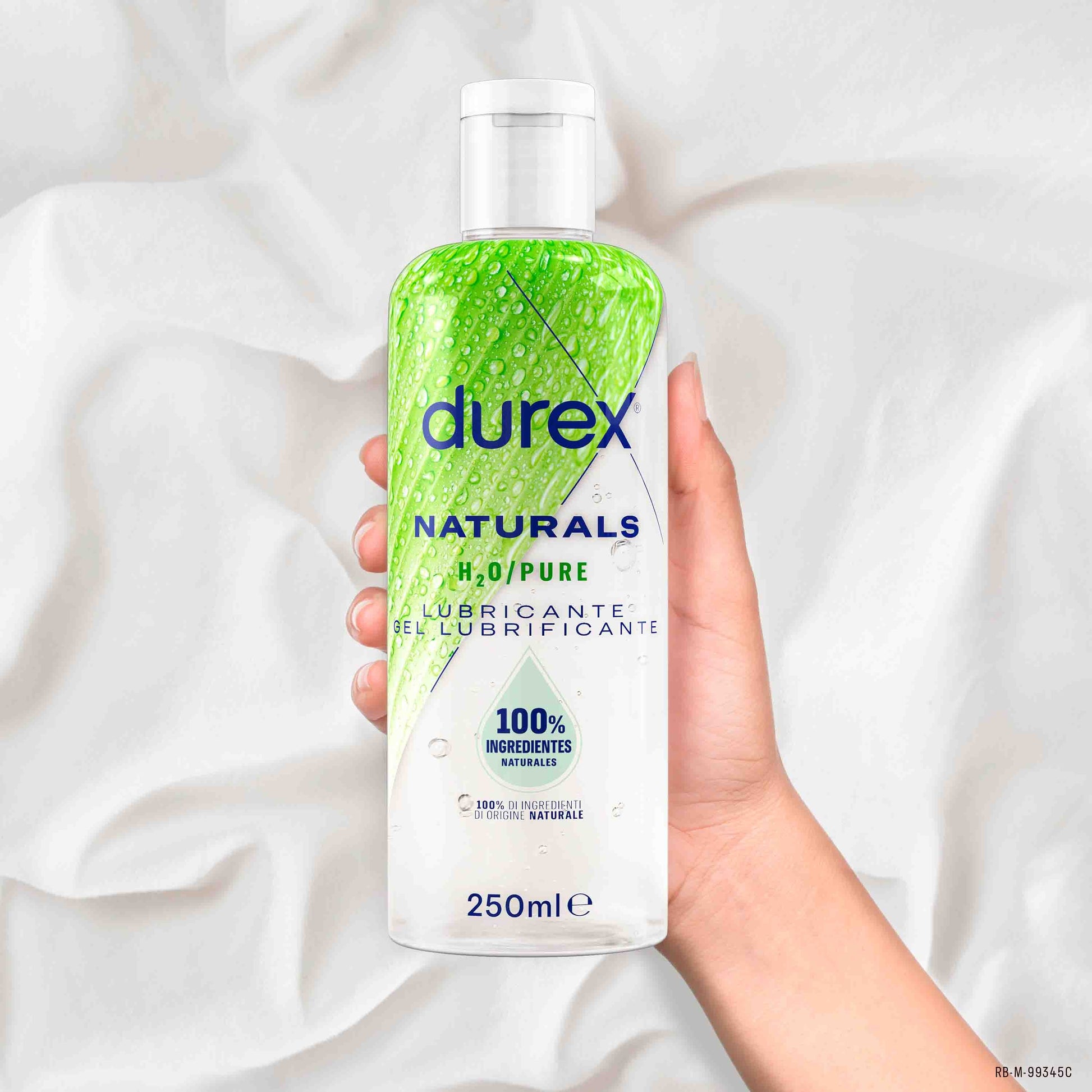 DUREX Naturals Lubricante H2O 100% Natural 250ml-4