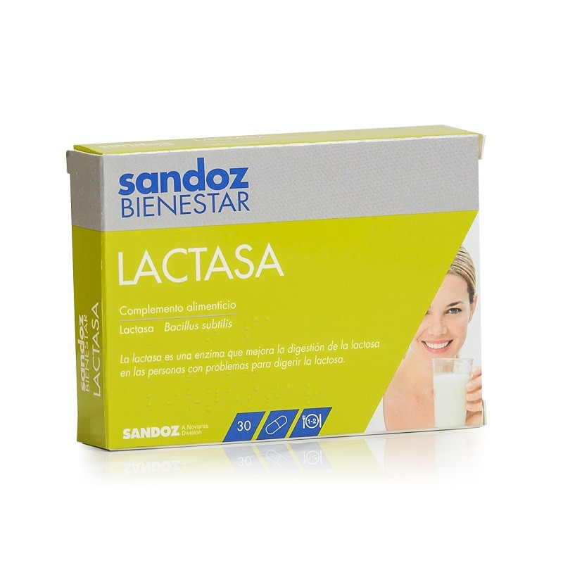 SANDOZ Bienestar Lactasa 30 Cápsulas-1