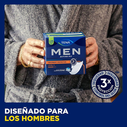 TENA Men Active Fit Protector Level 3 (16uds)-2