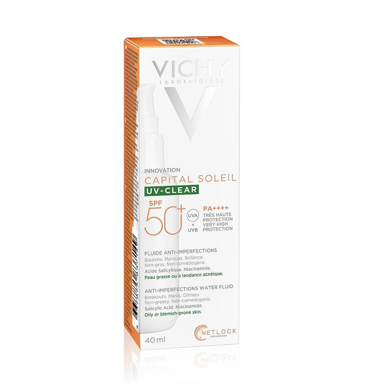 VICHY Capital Soleil UV Clear Fluido Anti-imperfecciones SPF50 (40ml)-2