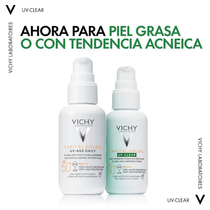 VICHY Capital Soleil UV Clear Fluido Anti-imperfecciones SPF50 (40ml)-15