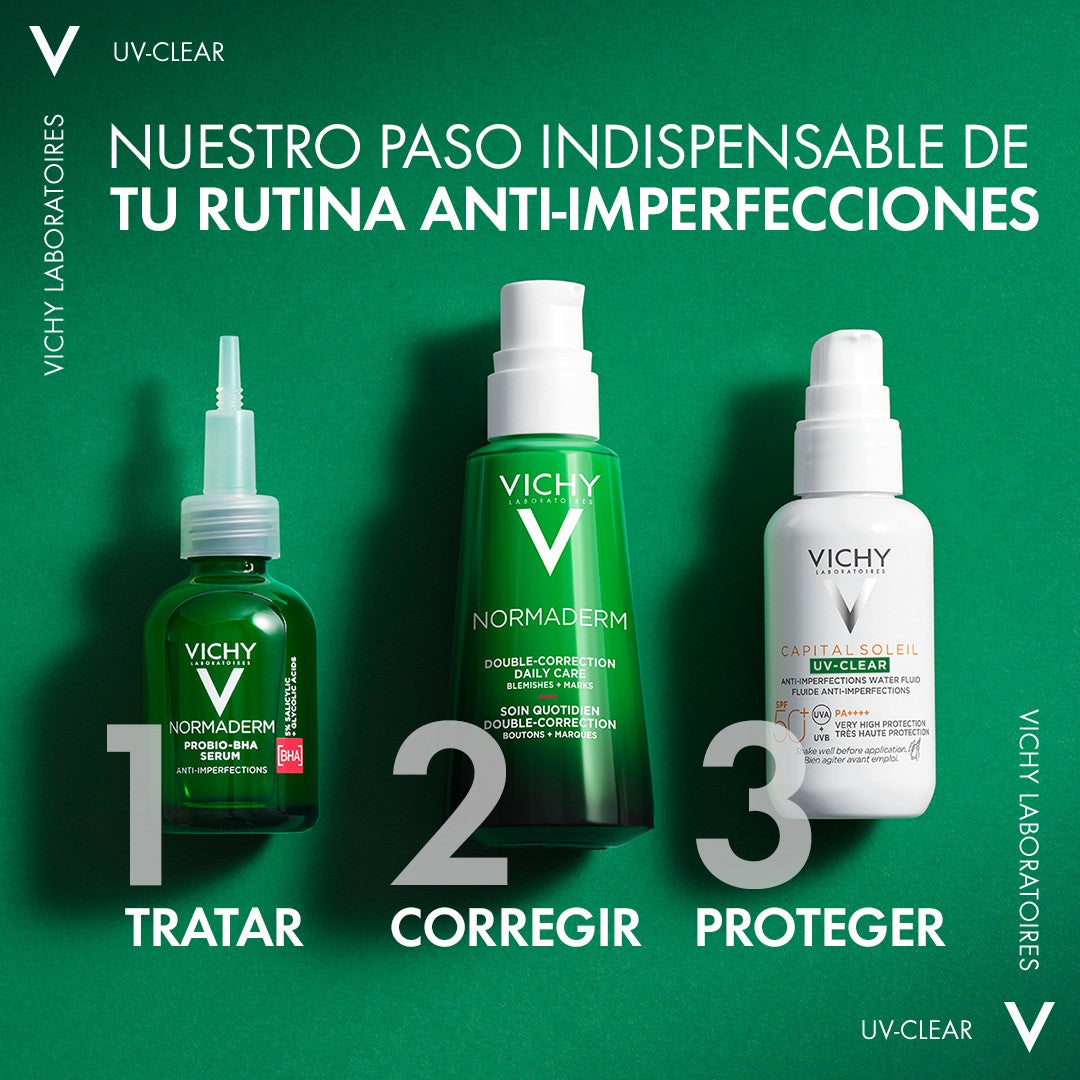 VICHY Capital Soleil UV Clear Fluido Anti-imperfecciones SPF50 (40ml)-20