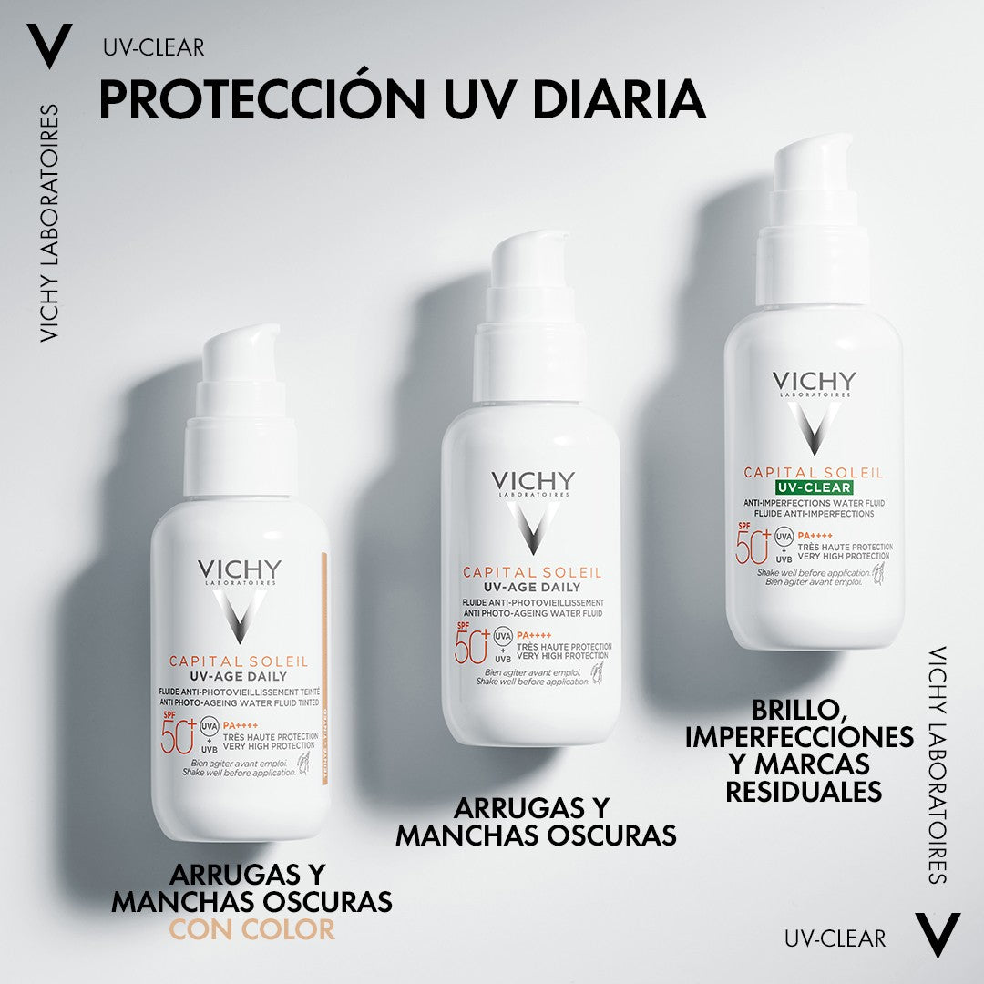 VICHY Capital Soleil UV Clear Fluido Anti-imperfecciones SPF50 (40ml)-21