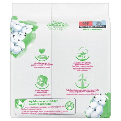AUSONIA Cotton Protection Noche Compresa con Alas 8 Unidades-2