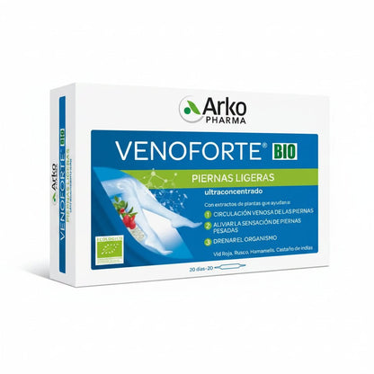 Arkopharma Venoforte BIO Piernas Ligeras 20 Ampollas