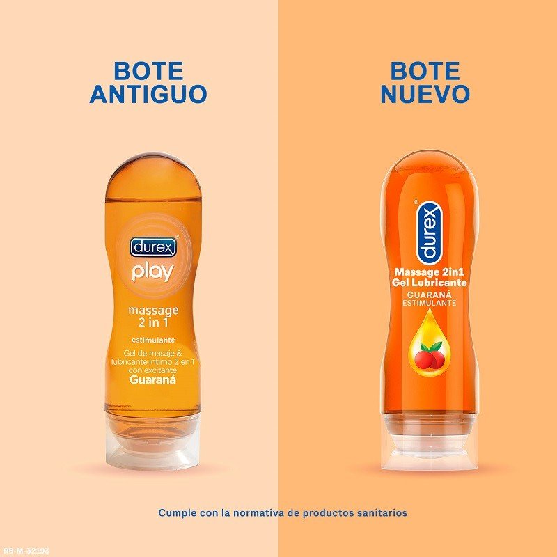 DUREX Play Stimulating Massage 2in1 Guaran 200ml - farma2go DUREX Play Stimulating Massage 2in1 Guaran 200ml - farma2go