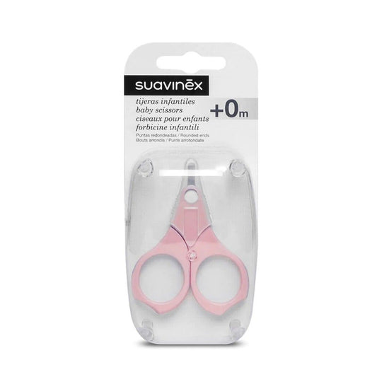SUAVINEX Ciseaux Enfant Coupe-Ongles Rose +0m