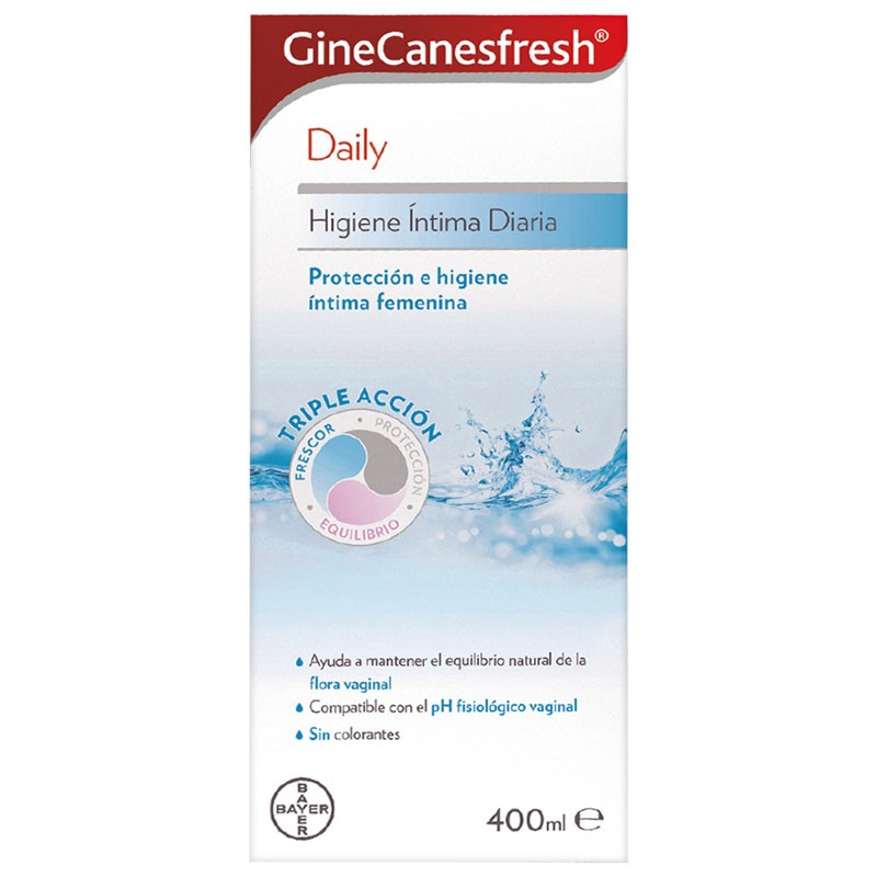 GineCanesFresh Gel de Higiene Íntima Diaria 400ml-1