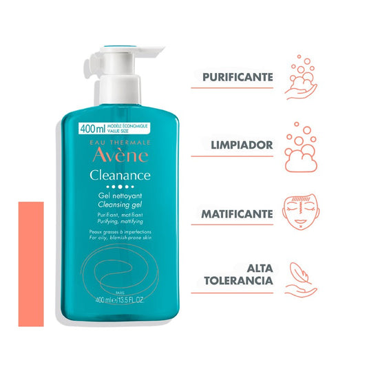 Avène Cleanance Gel Nettoyant Sans Savon 400 ml Prix Spécial